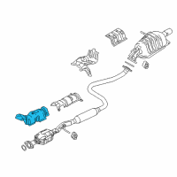 OEM Scion iA Heat Shield Diagram - 58151-WB001