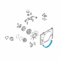 OEM Infiniti SHROUD-Lower Diagram - 21477-4W000