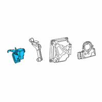 OEM 2020 Lexus ES350 Sensor Assembly, ACCELER Diagram - 89190-33040