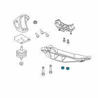 OEM Chevrolet SS Transmission Support Diagram - 92260603