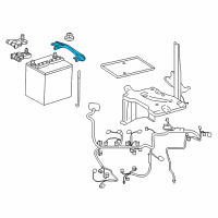 OEM 2011 Scion xD Hold Down Diagram - 74404-52080