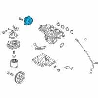 OEM 2019 Hyundai Elantra Pump Assembly-Oil Diagram - 21310-03800