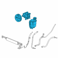 OEM 2014 Ram 2500 Pump-Power Steering Diagram - 68225509AC