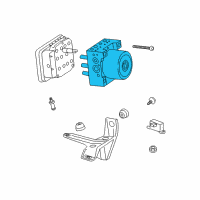 OEM Cadillac CTS ABS Control Unit Diagram - 84334607