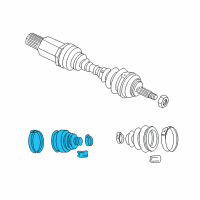 OEM 2001 Dodge Neon Boot Kit-Half Shaft Diagram - 5014913AA