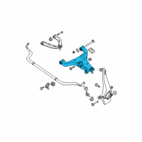 OEM 2004 Nissan Pathfinder Armada Link Complete-Front Suspension Diagram - 54501-7S001