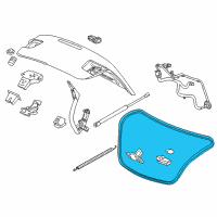 OEM Chevrolet Malibu Limited Weatherstrip Diagram - 23133418