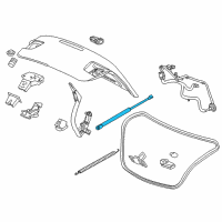 OEM Chevrolet Malibu Limited Support Strut Diagram - 25931322