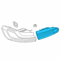 OEM 2022 BMW X4 Rear Light In Trunk Lid, Left Diagram - 63-21-7-433-799