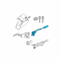 OEM 2013 Toyota Tundra Gear Shift Assembly Diagram - 33055-34020