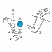 OEM 2015 Ram ProMaster City Suspension Spring Diagram - 68411480AA