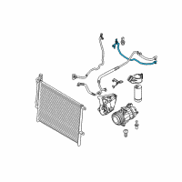 OEM BMW Z4 Dryer-Expansion Valve Pipe Diagram - 64-53-9-170-078