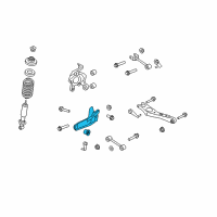 OEM Mercury Trailing Arm Diagram - 6L2Z-5500-AL