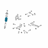 OEM Mercury Coil Spring Diagram - 6L2Z-5560-BA