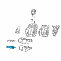 OEM 2015 Chrysler 200 Pad-Seat Cushion Diagram - 55057364AC