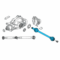 OEM 2021 BMW X4 Rear Left Cv Axle Assembly Diagram - 33-20-8-689-567