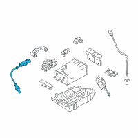 OEM 2013 Hyundai Santa Fe Sensor Assembly-Oxygen, Front(RH) Diagram - 39210-3CCB0
