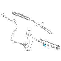 OEM Chevrolet P30 Motor Asm, Windshield Wiper Diagram - 12487586