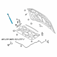 OEM 2021 Ford F-350 Super Duty Lift Cylinder Diagram - HC3Z-16C826-B