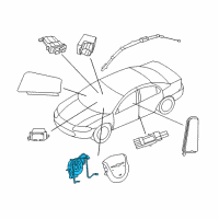 OEM 2004 Dodge Stratus Air Bag Clockspring Diagram - 4649194AB