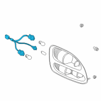 OEM 2005 Toyota Tundra Socket Diagram - 81555-0C030