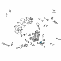 OEM 2013 Lexus IS F Switch Assy, Power Seat Diagram - 84920-30250-C0