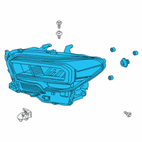 OEM Toyota Composite Assembly Diagram - 81110-04290