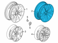 OEM 2021 Acura TLX WHEEL (19X8.5J) Diagram - 42800-TGV-A11