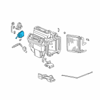 OEM 2002 Honda Accord Motor Assembly, Mode Diagram - 79140-S84-A01