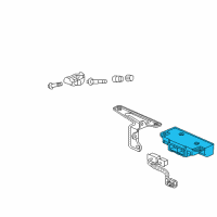 OEM Honda Element Receiver Unit, Tpms Diagram - 39350-SCV-A01