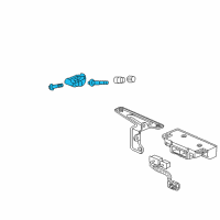 OEM 2007 Honda Element Sensor Assembly, Tpms Diagram - 42753-SCV-305