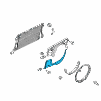 OEM 2016 Ford F-350 Super Duty Lower Shroud Diagram - BC3Z-8146-F