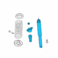 OEM 2016 Ford C-Max Shock Assembly Diagram - FV6Z-18125-BA