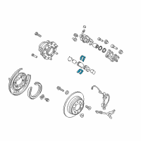 OEM 2017 Kia Optima Pad Liner Diagram - 582441Y300