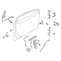 OEM 2019 Lincoln MKZ Lock Cylinder Assembly Diagram - DP5Z-5421991-C