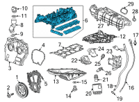 OEM 2021 Chevrolet Silverado 1500 Valve Cover Diagram - 12695573