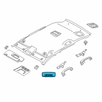 OEM 2019 BMW X1 Interior Light, Front Diagram - 63-31-9-321-054