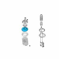 OEM 2004 Hyundai Tiburon Spring, Upper Seat Assembly Diagram - 54620-2C000