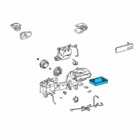 OEM 2001 Lexus LS430 Rear Air Filter Sub-Assembly Diagram - 88508-30110