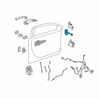 OEM 2014 Buick LaCrosse Door Check Diagram - 22791910