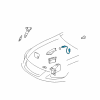 OEM 2009 Lexus GS460 Sensor, Fuel Pressure Diagram - 89458-22010