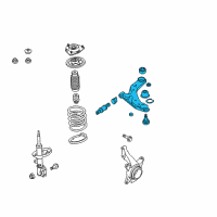 OEM 2006 Kia Spectra Arm Complete-Front Lower Diagram - 545012D002DS