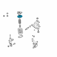 OEM 2006 Kia Spectra Pad-Front Spring Upper Diagram - 546202F000