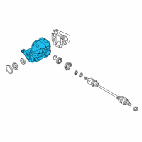 OEM 2008 BMW X5 Rear Differential Gear Ratio Diagram - 33-10-7-602-986