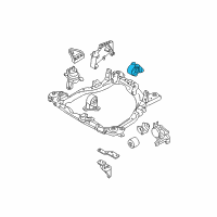 OEM Hyundai Tucson Bracket Assembly-Roll Stopper, Rear Diagram - 21930-2E300