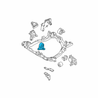 OEM 2010 Kia Sportage Front Roll Stopper Bracket Assembly Diagram - 219102E002