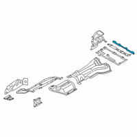 OEM 2022 BMW X4 BRACKET, HEAT INSULATOR REAR Diagram - 51-48-8-075-315