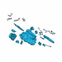 OEM 2019 Toyota Land Cruiser Evaporator Assembly Diagram - 87030-60080