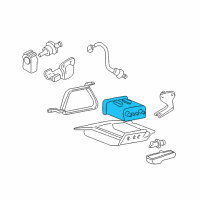 OEM 2005 Hyundai Sonata CANISTER Assembly Diagram - 31420-38100