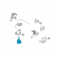 OEM 2009 Toyota Matrix Front Mount Diagram - 12361-0H120